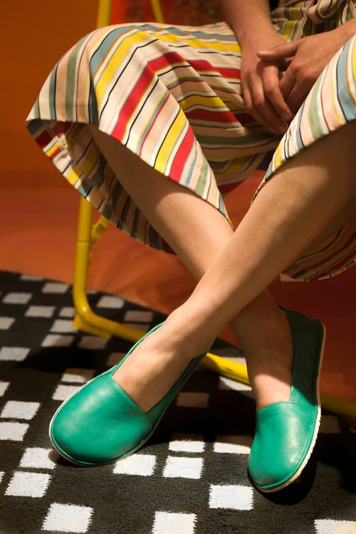 Image of Isla Espadrilles in Emerald Green