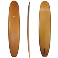 Image 1 of 9-3 Stepper Nose Rider Surfboard Polyola Blank Golden Brown Tint