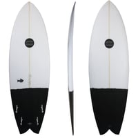 Image 1 of 5-6 Maluku Quad Fish Black Resin Tail Dip 