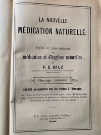 Image 2 of BILZ la nouvelle médication naturelle // Tome 1 (homme) & 2 (femme) // Fin XIXème, début XXème