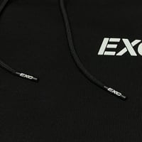 Image 12 of EXCHOODV1.0 (450 GSM)  hoody - Premium Black - FREE T SHIRT WITH ONLINE ORDERS  😁