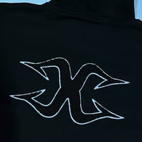 Image 16 of EXCHOODV1.0 (450 GSM)  hoody - Premium Black - FREE T SHIRT WITH ONLINE ORDERS  😁