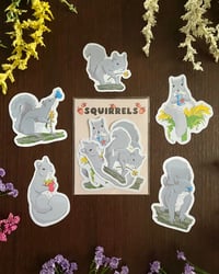 Image 1 of Squirrel Sticker Pack