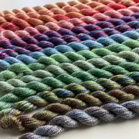 Image 3 of Mulberry spun silk perle 12 single skeins 