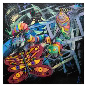 Image of Chaos of Metamorphosis - Acrylic Painting