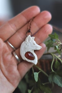 Image 2 of Collana Volpe -Granato Hessonite-