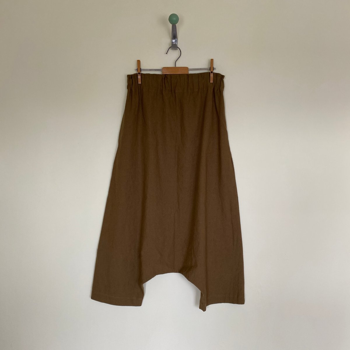 Image of Ruched Waist Sarouel Trousers
