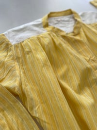 Image 1 of Blouse  TELMA jaune fines rayures 