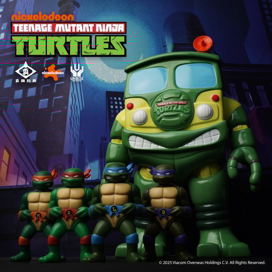 Image of RxH TMNT TURTLE WALKER WAGON V2 PRE-ORDER