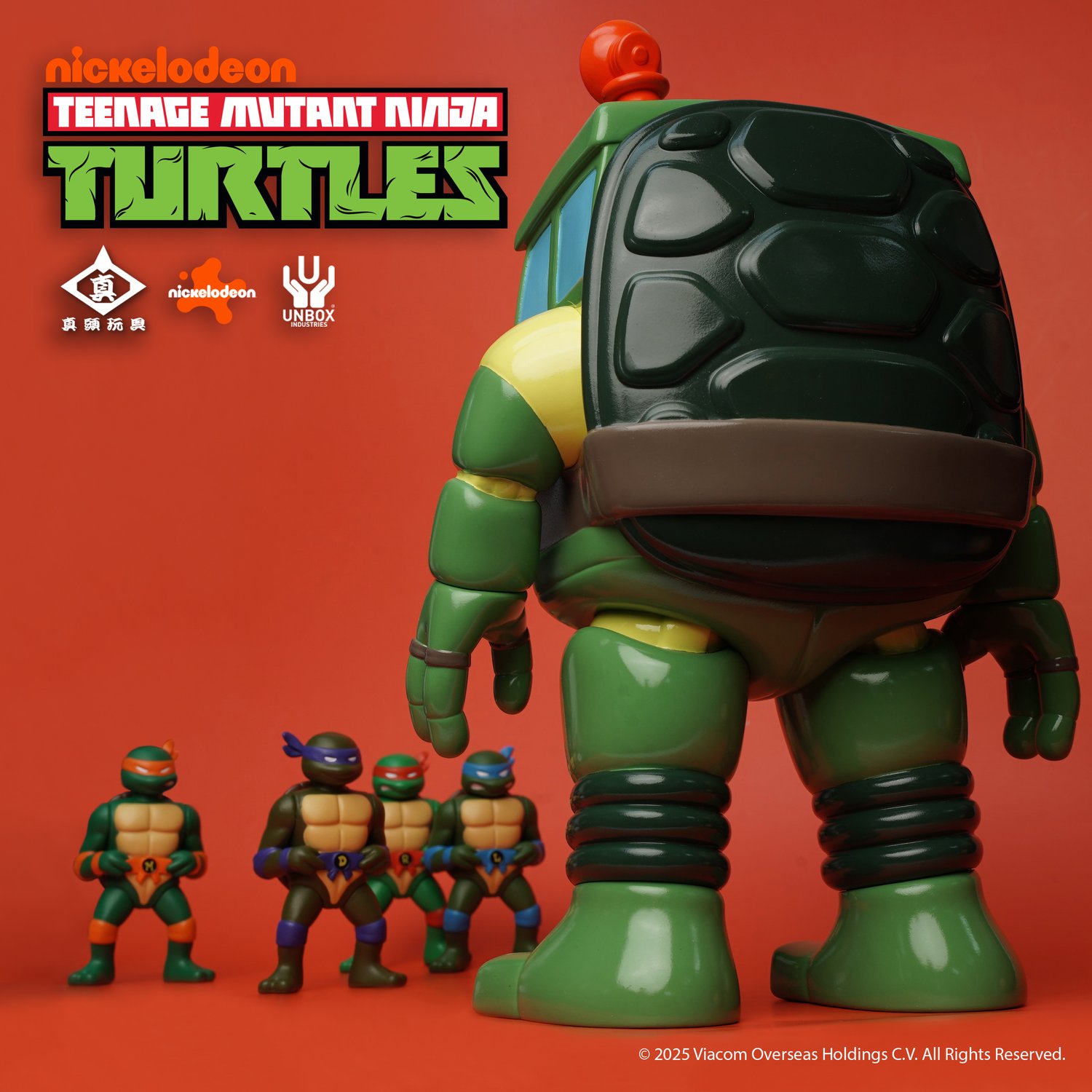 Image of RxH TMNT TURTLE WALKER WAGON V2 PRE-ORDER