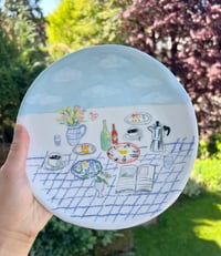 Image 2 of Everything I like is on The Table / Porcelain Plate - 01 