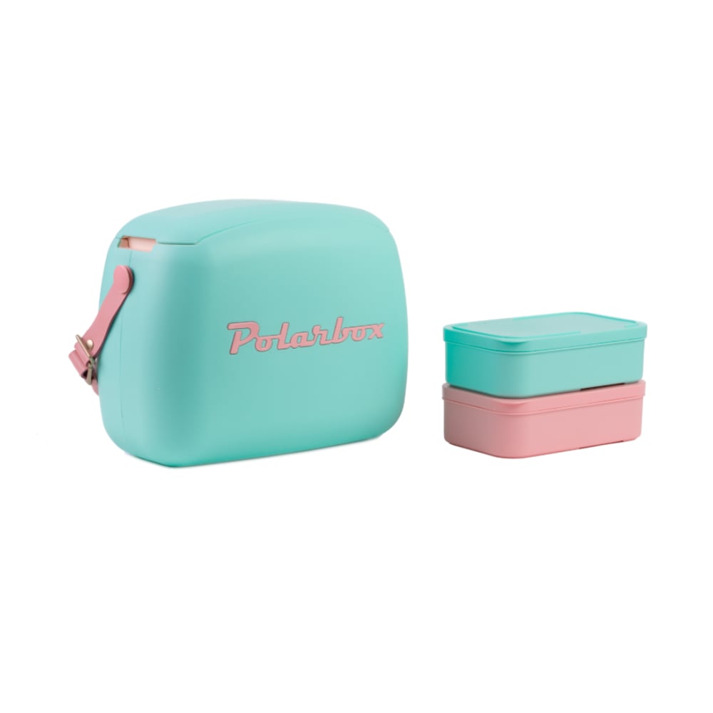 POLARBOX 6L COOLBOX - CYAN BABY ROSE