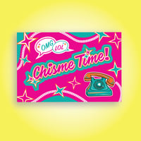 Chisme Time! Sticker Sheet