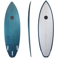 Image 1 of 6-0 Maluku FlyerTuck Twin Fin Future Fins Turquiose Tint 