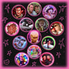 Horror Button Badges 