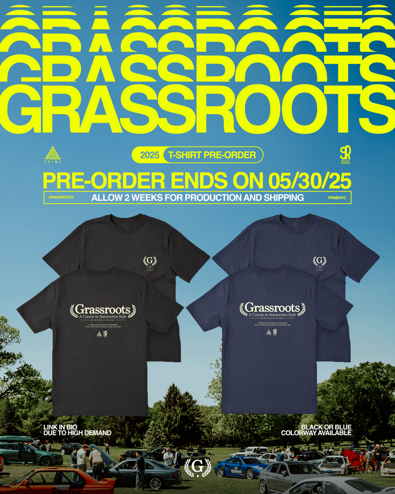 Image of Grassroots X PRIMENYC 2025 - Classic T-Shirt Pre-Order