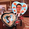 Twin Peaks Heart Button Badges