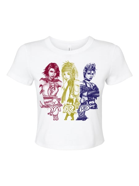 Image of Y.R.P. - WHITE BABY TEE *PRE-ORDER*