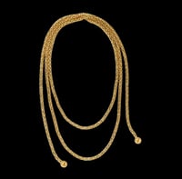Image 2 of Scarf-Style Tassel Necklace