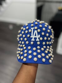 Image 1 of LA Luxe Pearl Studded Cap