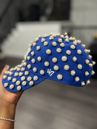Image 4 of LA Luxe Pearl Studded Cap