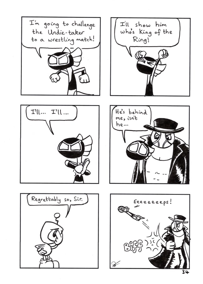 The Missions: Page 34 Signed Original Artwork