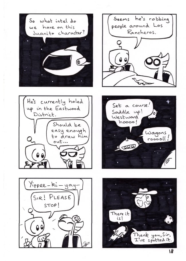 The Missions: Page 18 Signed Original Artwork