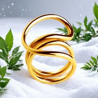 Image 1 of Twisted Loop Ring