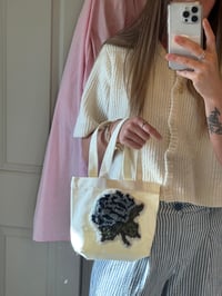 Image 1 of Hydrangeas by the Bay Mini Tote Bag