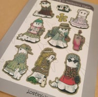 Image 2 of Paper Sticker Sheet Ms. Swoopy in Aesthetic Style