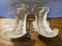 Image 1 of Post Partum Super Heavy Absorbency Linen Pad Set in Undyed Natural 