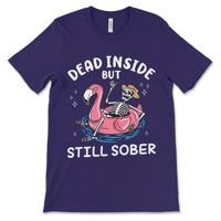 Image 4 of Funny Sober  Shirt | Dead Inside But Still Sober