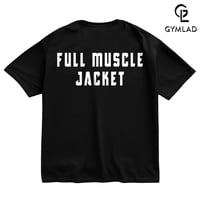 Image 2 of Hostile Gorilla Full Muscle Jacket Oversized Gym T-Shirt 🔥 NEW DROP
