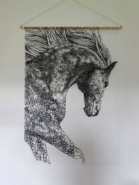 Image 3 of Lace Horse Wall Hanging