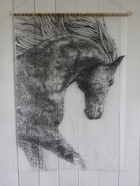 Image 4 of Lace Horse Wall Hanging