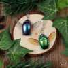 Scarab with wings necklace