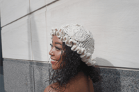 Jewel crochet hat