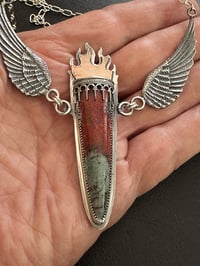 Image 4 of Winged Sonoran Sunrise Necklace