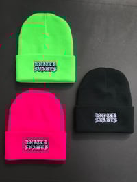 Image 1 of EMBROIDERED LOGO ROLLUP BEANIES