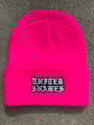 Image of EMBROIDERED LOGO ROLLUP BEANIES