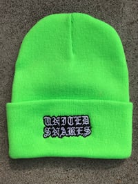Image 3 of EMBROIDERED LOGO ROLLUP BEANIES