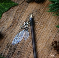 Image 2 of Crystal hair pin with fairy wings