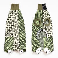Image 2 of woven tank italian greyhound catneydogney upcycled dog jumpsuit pajama legs romper long iggy