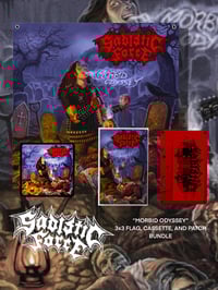 Morbid Odyssey Cassette + Flag + Patch Bundle 