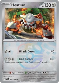 Heatran (Master Ball Pattern) - SV: Prismatic Evolutions - Lightly Played
