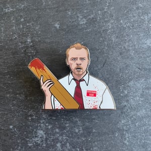 Shaun & Ed hard enamel pin badges
