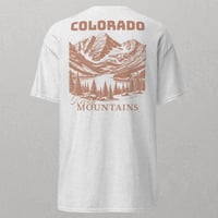 Image 3 of "Colorado Rocky Mountains Adventure" Unisex T-Shirt for Adults