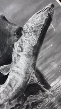 Image 5 of 18x24 ORIGINAL ART “ Catch of the day” 2022