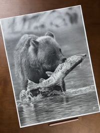 Image 2 of 18x24 ORIGINAL ART “ Catch of the day” 2022