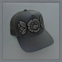 Image 3 of Gray Floral Burst